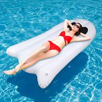 Bouée gonflable PVC fantôme d'Halloween 1,8 m pour piscine, planche de surf aquatique pour l'été