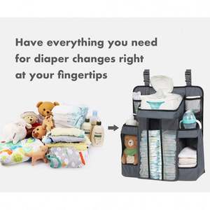 Sac à dos multifonctionnel personnalisé de grande capacité pliable pour bébé, sac à langer - Product Image 5