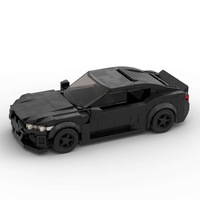 Blocs de construction MOC compatibles avec M4, jouet de montage DIY, voiture classique, décoration créative, modèle de bureau, briques, jouets