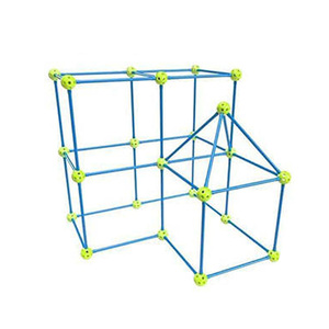 Kit de construction de tente-fort DIY, jouet STEM de construction en mousse pour enfants, construisez un <span class=keywords><strong>château</strong></span>, une tour ou une tanière pour la chambre ou le jardin - Product Image 5