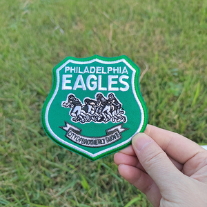 Philadelphia Eagles besticktes Eisen auf <span class=keywords><strong>Patch</strong></span> Philly Bird Maskottchen Fußball Team Applique Abzeichen für Jacken Taschen Hüte - Product Image 4