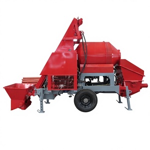 Pompe à béton mobile Diesel C3 avec malaxeur continu, transport vertical 120m/h, transport horizontal 500m/h, productivité 30m³/h, <span class=keywords><strong>moteur</strong></span>. - Product Image 3