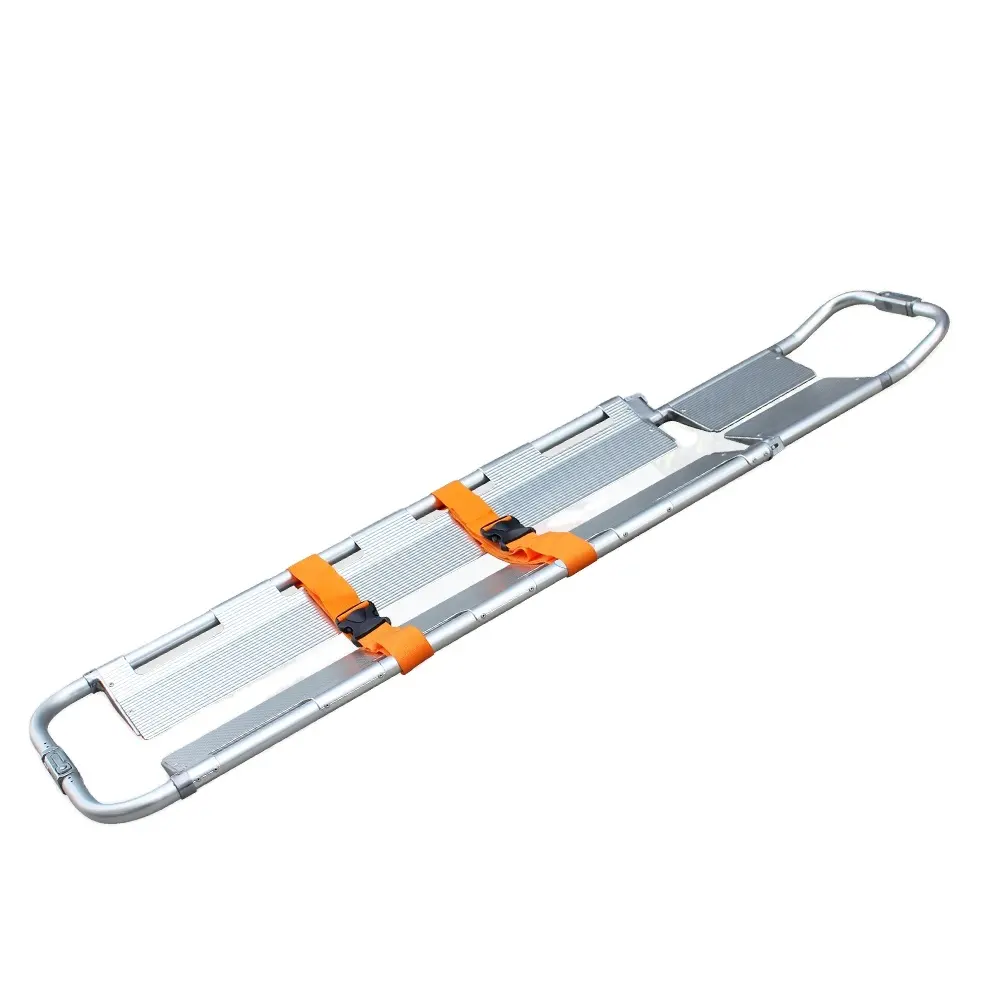 OEM Customizable Medical Transport Adjustable Aluminum Alloy Scoop Stretcher Supplier