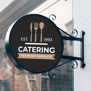 <strong>Custom</strong> <strong>Light</strong> <strong>Box</strong> Signboard Shop <strong>Logo</strong> Sign Personalized Business Signage LED <strong>Light</strong> <strong>Box</strong> Round <strong>Custom</strong> Bistro/Bar Shop Signage - Product Image 3