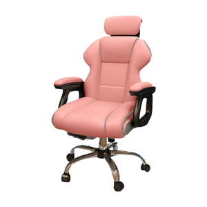Fauteuil de Bureau Haut de Gamme Inclinable et Pivotant Ergonomique <span class=keywords><strong>en</strong></span> <span class=keywords><strong>Cuir</strong></span> PU <span class=keywords><strong>Noir</strong></span> de Luxe avec Coussin Épais et Appui-Tête - Product Image 5