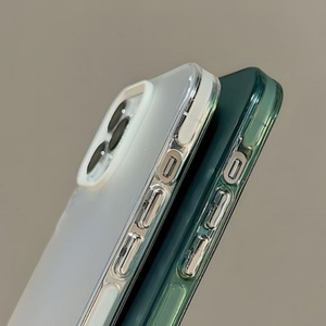 เคสโทรศัพท์สีเงินหรูหราขายส่ง สำหรับ iPhone 17 Air 16 15 Plus 14 13 12 11 Pro Max  แบบกันกระแทก ด้านหลังแบบด้าน - Product Image 4