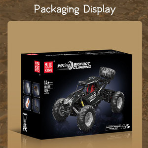 Para MOLD <span class=keywords><strong>KING</strong></span> 18038, BUGGY técnico, camión de Pie Grande, juguete DIY educativo para niños, modelo de coche de Control remoto MK, aplicación de bloques de construcción - Product Image 6