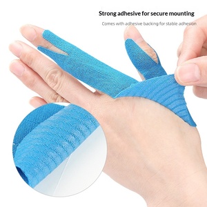 Patch de protection pour les doigts et le <span class=keywords><strong>pouce</strong></span> de billard Melenlt pré-coupé, élastique, anti-friction, support fixe, <span class=keywords><strong>bandage</strong></span> de sport - Product Image 3