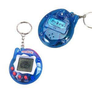 2026 Retro Mini <b>Dog</b> cat Chicken Pet Game Console Keychain Built-in <b>Button</b> Cell Battery - Product Image 1