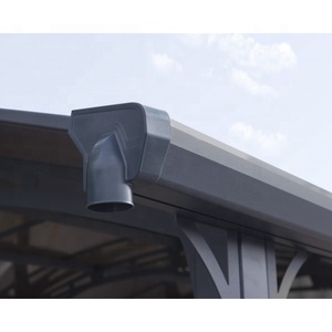 Extérieur Voiture <span class=keywords><strong>Garage</strong></span> <span class=keywords><strong>Auvent</strong></span> En Polycarbonate Imperméable En Aluminium Carport Comprend Intégré Gouttières Et Kit D'ancrage - Product Image 1