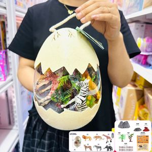 Juego <span class=keywords><strong>de</strong></span> Juguetes <span class=keywords><strong>de</strong></span> Animales y Dinosaurios con Huevos <span class=keywords><strong>de</strong></span> <span class=keywords><strong>Dinosaurio</strong></span> Gigantes para Niños, Juego Temático <span class=keywords><strong>de</strong></span> Animales y Organización <span class=keywords><strong>de</strong></span> Juguetes - Product Image 3