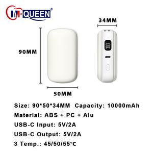 Calentador de Manos Personalizado, Banco de Energía Reutilizable de 10000 mAh, Calentador Portátil Eléctrico, Regalo, Calentador de Manos USB Recargable para Mujeres y Hombres - Product Image 2