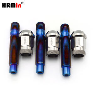 रंगीन ग्रा.5 टाइटेनियम मिश्र धातु Ti-6Al-4V ऑटो व्हील स्टड रूपांतरण नई स्थिति m14x1.25 conical luts - Product Image 5