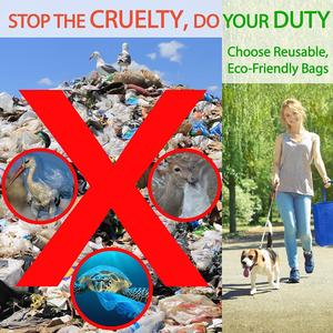 Bolsa de Compras Plegable de Color Personalizado, Gran Capacidad, Reutilizable, Bolso de Mano con Bolsillo, Impermeable, Ecológica, con Cordón - Product Image 6