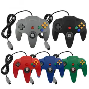 Wired Controller für N64-Spielekonsolenstecker Wired Games Control Gamepad für Nintendo 64 Joystick für N64-Controller