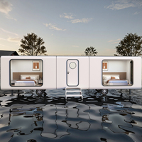 Chine moderne 10m hôtel de luxe préfabriqué minuscule Apple House luxueux modulaire Casas Space Capsule