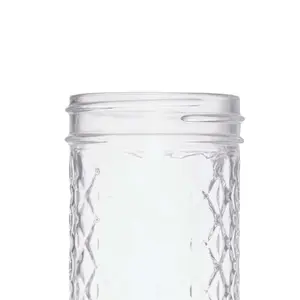 คุณภาพสูงกระป๋อง Jar 16oz แก้ว Mason Jar ห้องครัวขวดเก็บอาหาร & ขวดคอนเทนเนอร์มัลติฟังก์ชั่ทําด้วยมือแก้ว