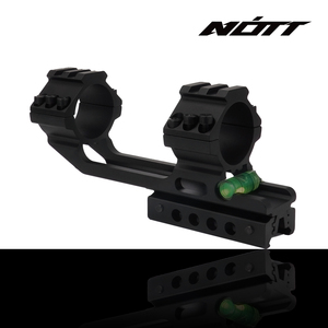 ขาตั้งกล้องเล็งแบบชิ้นเดียว NOTT 30 มม., ความสูง 1.65 นิ้ว, ใช้ได้กับฐานขนาด 20 มม. และ 11 มม., ผลิตจากอะลูมิเนียมน้ำหนักเบาสำหรับการล่าสัตว์และเลนส์ความแม่นยำสูง - Product Image 2