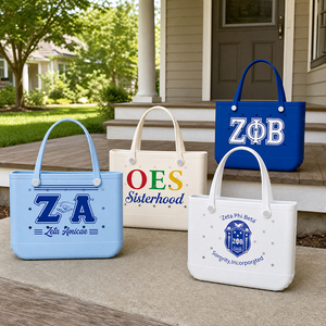 Bolsa de Playa de EVA Perforada de 1300g, Impermeable, con Logotipo Personalizado, Bolsa de Playa de Goma, Bolsa para Eventos de la Semana de Bienvenida de la Hermandad Griega - Product Image 1