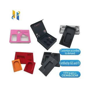 Anpassbare große Papp schmuck Schubladen box Eva Moulded Foam Insert Eva Fall Lieferant Mit Deckel Für Verpackung