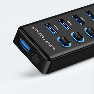 <span class=keywords><strong>Hub</strong></span> USB 10 ports Gen 3.2 10 Gbps actif avec alimentation - Product Image 2
