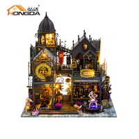 Hongda usine L2401 Huoluo château fait à la main en bois maison de poupée bricolage maison de poupée MIniature maison de poupée Kit pour les filles