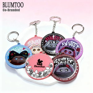 سلسلة مفاتيح بتصميم جديد من بلومتو، إصدار المصمم، تذكار كرتوني، سلسلة مفاتيح مطاطية على شكل أرنب من البي في سي الناعم - Product Image 1
