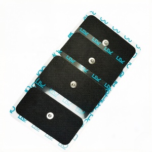 Parche Muscular Adhesivo Negro No Tejido de 5x10cm con una Hebilla Metálica <span class=keywords><strong>para</strong></span> Unidades de Masaje con <span class=keywords><strong>Electrodos</strong></span> de Fisioterapia <span class=keywords><strong>Compex</strong></span> - Product Image 1