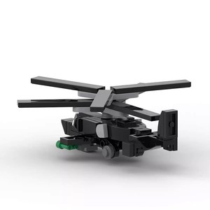 Ensemble de modèles d'avions à assembler soi-même en blocs de construction Moc Diy <span class=keywords><strong>Puzzle</strong></span> KA-50 - Product Image 2