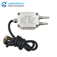 Transmetteur de pression différentielle CVC, capteur de pression d'air pour conduits, 4-20mA RS485, surveillance des filtres de salle blanche 0-100kPa