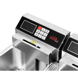 Freidora Eléctrica Comercial Inidea <span class=keywords><strong>de</strong></span> Acero Inoxidable <span class=keywords><strong>de</strong></span> un Solo Tanque y 6KW, Versión Computarizada, Horno Eléctrico, Olla Caliente, para <span class=keywords><strong>Pollo</strong></span> Frito, Patatas y Más - Product Image 4