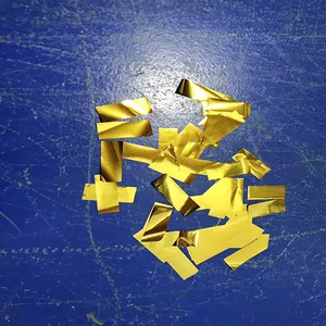 Kertas Confetti Metalik untuk Mesin Konfeti Kertas Emas Batangan