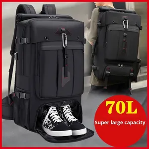 Mochila <span class=keywords><strong>de</strong></span> <span class=keywords><strong>viaje</strong></span> HESHI <span class=keywords><strong>de</strong></span> <span class=keywords><strong>70</strong></span> <span class=keywords><strong>litros</strong></span> para hombre, mochila <span class=keywords><strong>de</strong></span> <span class=keywords><strong>viaje</strong></span> <span class=keywords><strong>de</strong></span> gran capacidad, estilo informal, diseño geométrico, gran <span class=keywords><strong>bolsa</strong></span> escolar y <span class=keywords><strong>de</strong></span> equipaje <span class=keywords><strong>de</strong></span> mano - Product Image 3
