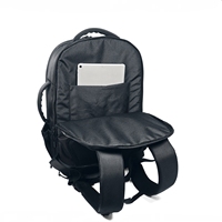 Sac à dos de voyage avec sangles de compression, poignée réglable, ceinture de taille, sac à linge, fermetures éclair étanches