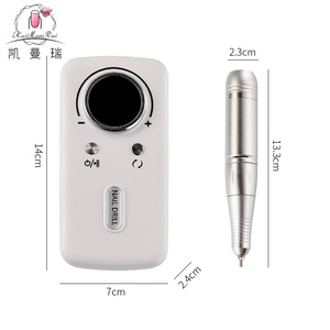 <span class=keywords><strong>Ponceuse</strong></span> à Ongles Électrique Professionnelle Haute Vitesse 45000 tr/min pour Manucure Pédicure, Machine à Forer les Ongles Rechargeable pour Retrait de Gel - Product Image 6