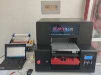 Suncolor imprimante UV A2 + à plat UV imprimante UV A2 DTF imprimante UV Plana avec deux têtes d'impression xp600