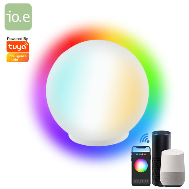 IO.e Moodlight Smart Lamp Night Table LED Light WiFi Alexa and Google Home Voice Control Wellness Function