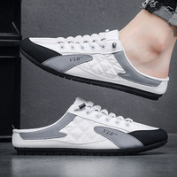 Nouvelles Chaussures de Printemps pour Hommes, Tendance Coréenne, Chic et Polyvalentes, Chaussures Décontractées, Mocassins Faciles à Enfiler, Type Mule pour Hommes
