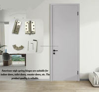 Charnières en acier de style américain à ressort 201 et 304, charnières pliantes standard pour porte de chambre résidentielle avec bord arrondi