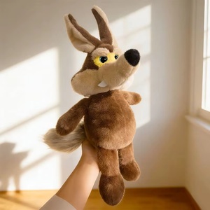 Peluche Lupo a Coda Lunga, Giocattolo di Peluche Lupo Grigio, Regalo per Bambini, Bambola per Macchina Artiglio - Product Image 2