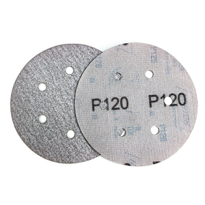 OEM Support 150mm 6inch Aluminum Oxide Multi-Hole Abrasive Sanding Paper Disc <strong>Wet</strong> <strong>Dry</strong> <strong>Sandpaper</strong> for Grinding Wood and Metal - Product Image 1