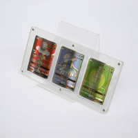 Fabricant de cartes One Touch Poke mon 35pt Booster Pack Présentoir en plastique acrylique Cartes à collectionner