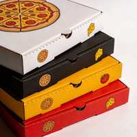 Boîte à pizza isotherme en papier kraft personnalisée OEM VVG avec doublure intérieure en aluminium pour livraison à emporter, emballage en gros