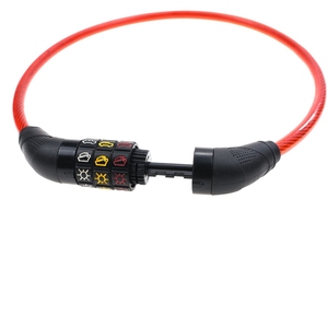 <span class=keywords><strong>Candado</strong></span> de Cable para Bicicleta YH1466, <span class=keywords><strong>Candado</strong></span> de Combinación con Contraseña, Desbloqueo de Seguridad Antirrobo, Acero ABS de 1200/1800 mm para Motocicleta - Product Image 5
