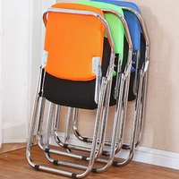 Chaises de bureau modernes en métal, petites, pliables et portables pour invités, chaises de conférence pour salle de réunion