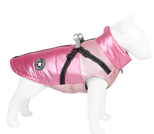 Manufacturer pet dog coat reflective dog clothes cotton warm jacket