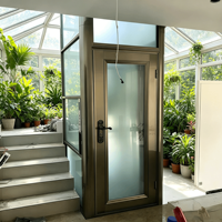 Ascenseur résidentiel silencieux et économe en énergie, capacité 400 kg, pour villa et appartement, usage intérieur privé