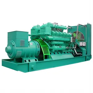 Factory Price 50Hz 1500RPM Natural Gas Power Generator French Gas Engine 1000kW Gas Generator