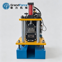 Ligne de production de volets roulants automatiques à grande vitesse contrôlée par PLC GrandForce, machine de formage de volets roulants sur mesure, production de lames en acier