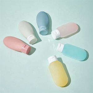 Du Lịch Kích thước nhựa cảm ứng mềm mại PE bóp ống lộn ngược lật <span class=keywords><strong>Top</strong></span> Lotion dầu gội <span class=keywords><strong>container</strong></span> kem lotion Chai du lịch Kit - Product Image 6